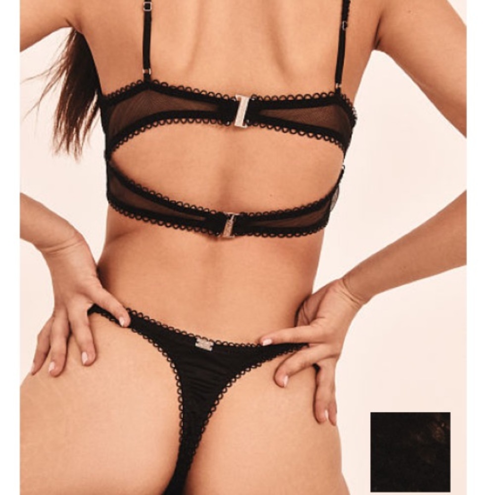 For Love & Melons Faye Lace Thong panty size M